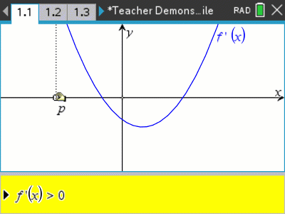 Graphs of Anti Derivatives Animation