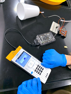 Figure 2. Path to STEM Project where students created and coded a speaker from magnetic wire, nail, a strong magnet and a Styrofoam cup.